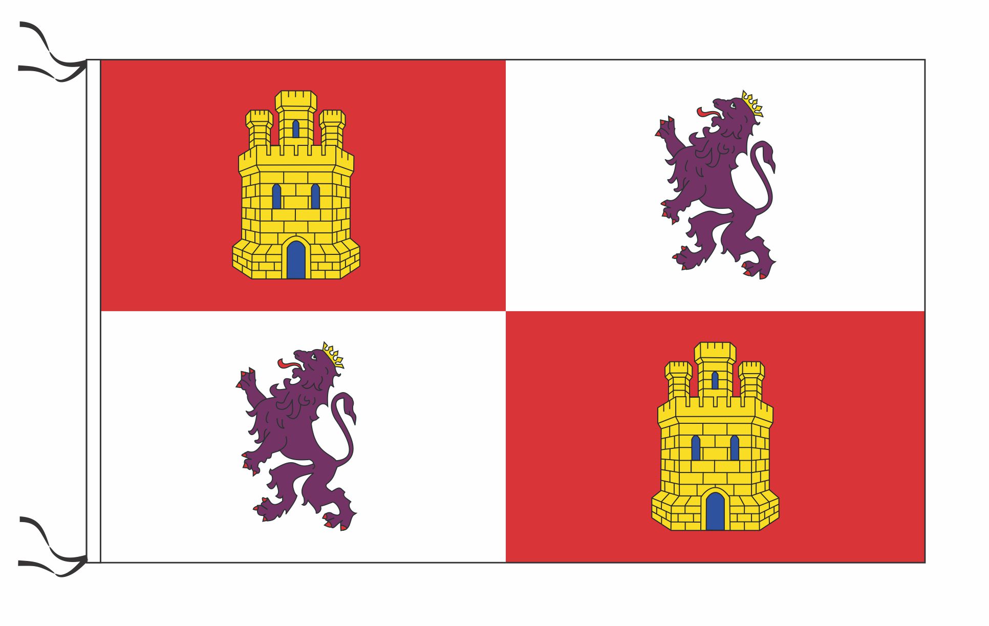 Castilla y Leon medida 45 x 30 cm art:27010