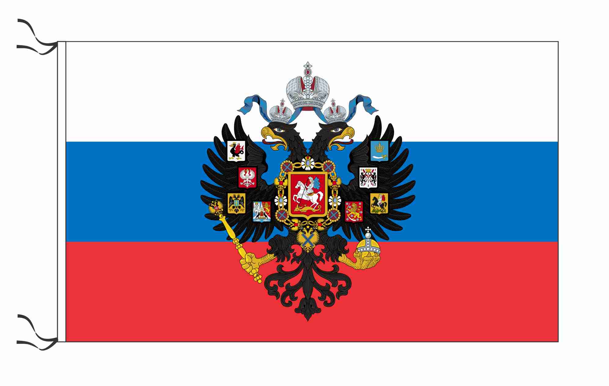 Rusia IMPERIO con escudo medida 45 x 30 cm art:27076