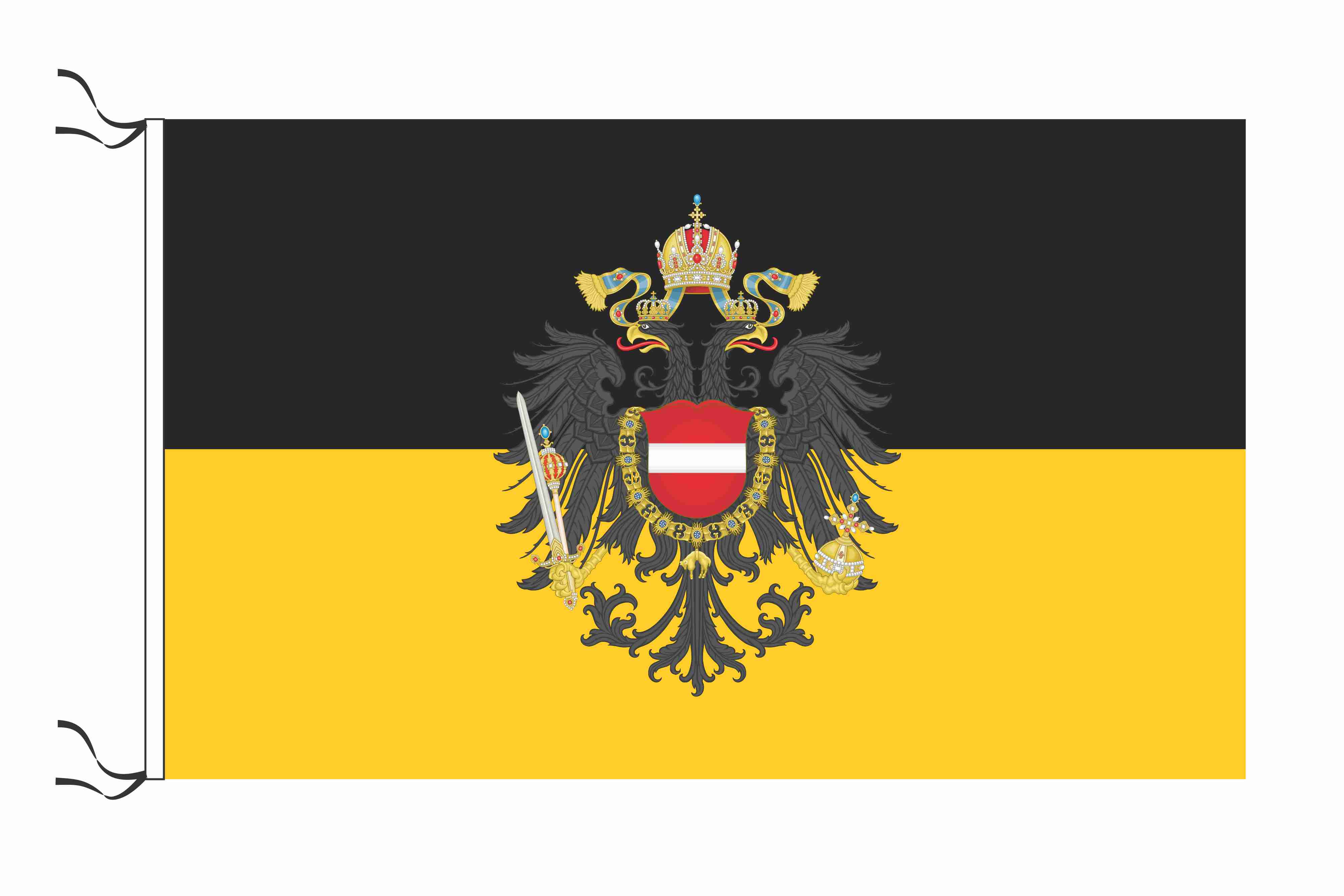 Imperio Austro Húngaro de guerra medida 45 x 30 cm art:27040